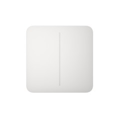 Ajax SOLOBUTTON2GANG - Interruttore bianco a 2 pulsanti per LightSwitch