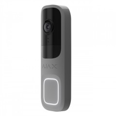 Ajax DOORBELL (8EU) - Video-Türklingel mit eingebautem grauem KI-PIR-Sensor