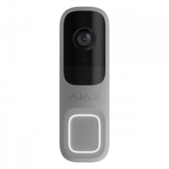 Ajax DOORBELL (8EU) - Video doorbell with built-in AI grey PIR sensor