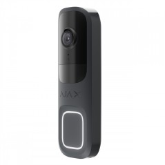 Ajax DOORBELL (8EU) - Sonnette vidéo avec IA intégrée capteur PIR graphite