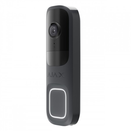 Ajax DOORBELL (8EU) - Sonnette vidéo avec IA intégrée capteur PIR graphite