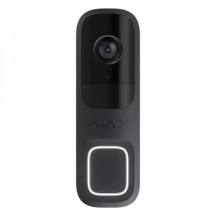 Ajax DOORBELL (8EU) - Sonnette vidéo avec IA intégrée capteur PIR graphite