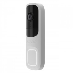 Ajax DOORBELL (8EU) - Videocitofono con sensore PIR bianco AI integrato