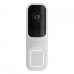 Ajax DOORBELL (8EU) - Sonnette vidéo avec IA intégrée capteur PIR blanche