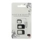 3 in 1 Nano Sim Card Adattatore a Micro Sim Card Converter Accessori per telefoni cellulari