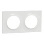 SCHNEIDER ELECTRIC S520704 - Placa Odace con 2 estaciones horizontales o verticales, distancia entre ejes de 71 mm blanco SCHNEIDER ELECTRIC S520704 - Placa Odace con 2 estaciones horizontales o verticales, distancia entre ejes de 71 mm blanco