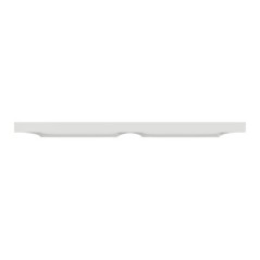 SCHNEIDER ELECTRIC S520704 - Odace plaque 2 postes horizontaux ou verticaux entraxe 71mm blanc