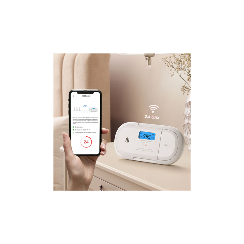 X-Sense XC04-WX - Standalone Carbon Monoxide Detector with WiFi