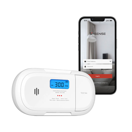 X-Sense XC04-WX - Detector de monóxido de carbono autónomo con WiFi