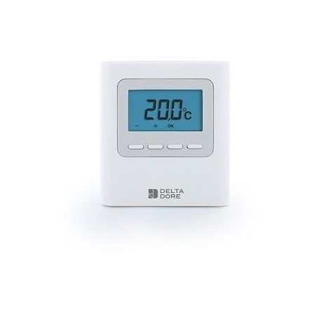 Delta Dore Minor 1000 6151058 - Weißes Raumthermostat
