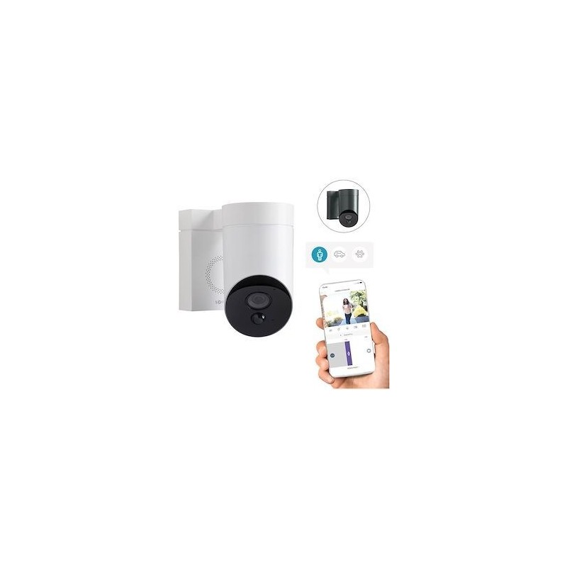 Somfy 1875327 - Cámara Exterior Somfy V2 Exterior Blanco