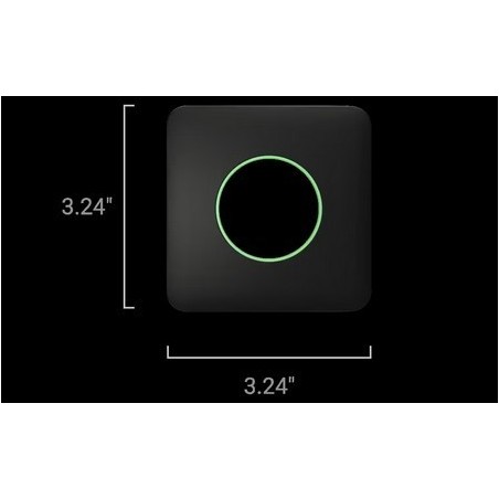 Ajax SOLOCOVER B Type E - Black plate for the OUTLETCORE Type E socket