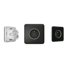 Ajax SOLOCOVER B Type E - Black plate for the OUTLETCORE Type E socket