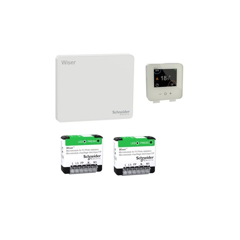 Wiser Schneider Electric CCT501801- Pacchetto comfort estivo per la gestione delle tapparelle