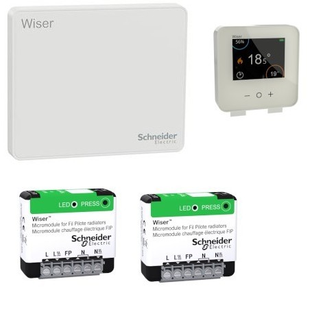 Wiser Schneider Electric CCT501801- Pacchetto comfort estivo per la gestione delle tapparelle