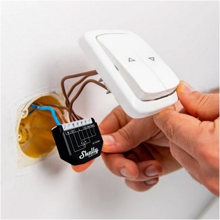 Shelly PRO2 PM - 2-Kanal DIN-Schiene WIFI Modul mit Konsometer