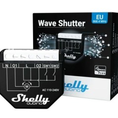 Shelly PRO2 PM - Modulo domotico WIFI su guida DIN a 2 canali con consometro