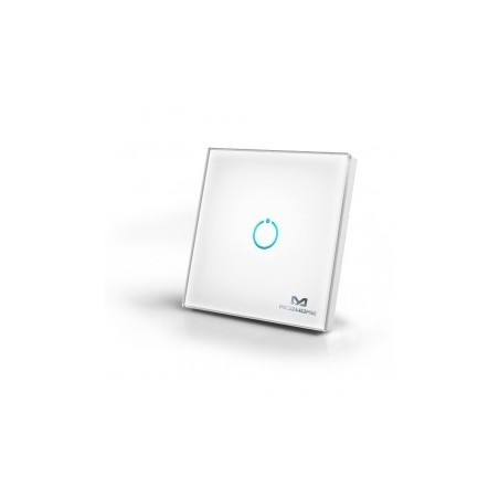 MCOHome - Interruttore di tocco di vetro 1-pulsante Z-WAVE