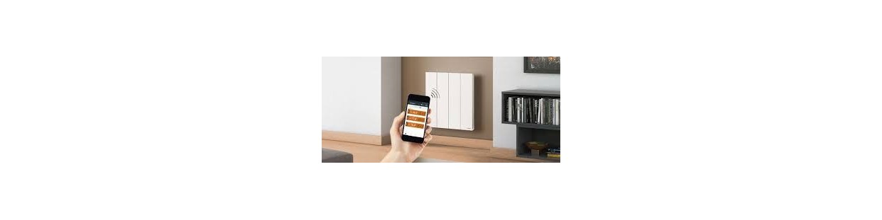 Radiatore collegato, controllabile tramite smartphone