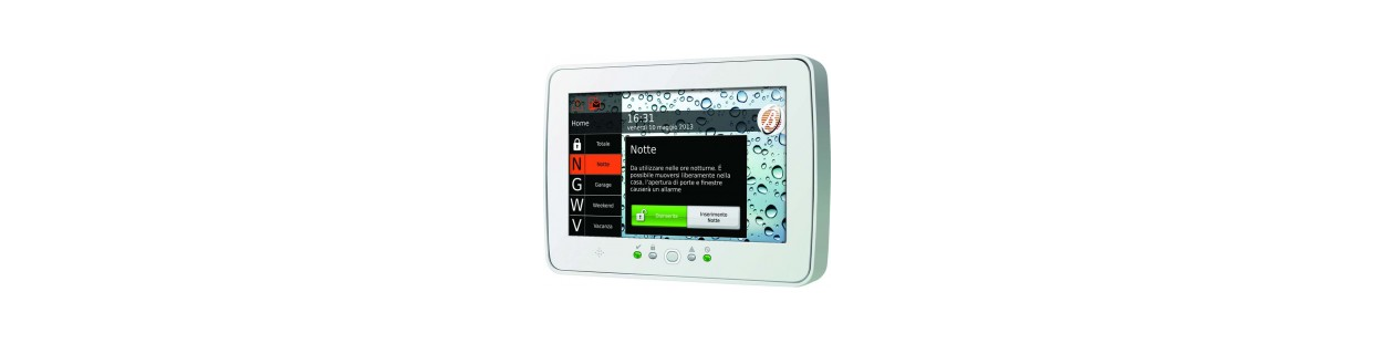 Keypad for alarm control panel wired